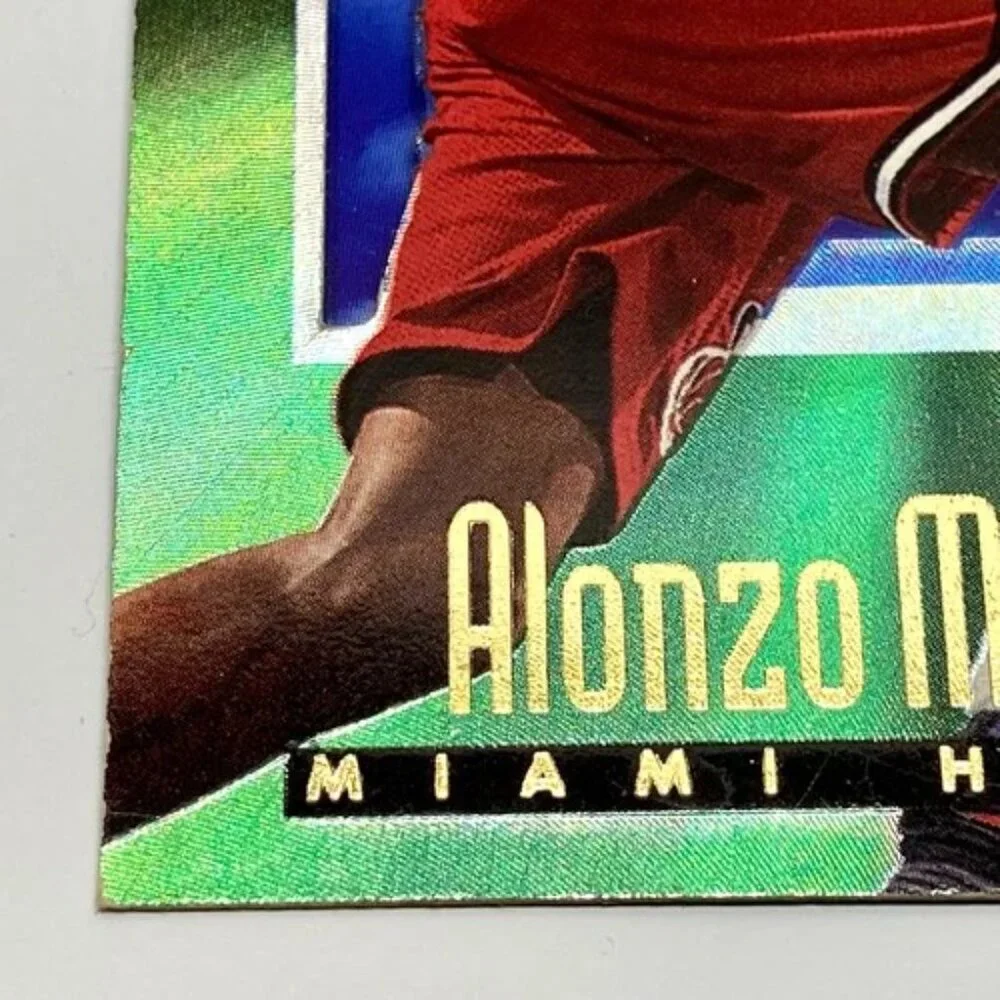 Vintage Skybox 1996-97 E-X2000 Alonzo Mourning NBA Card 36 Miami‎ Heat Rare READ